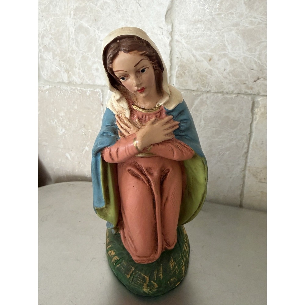 Fontanini kneeling Mary‎ nativity figure Replacement  6.5" Made In Italy